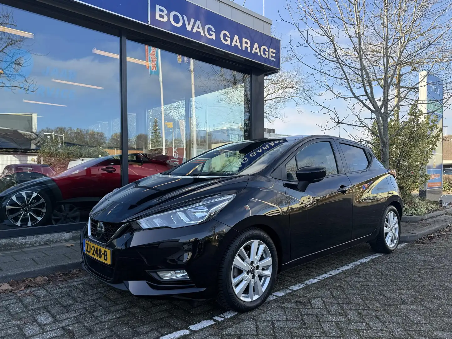 Nissan Micra 1.0 IG-T N-Connecta apple carplay/android auto/ 1 Zwart - 1