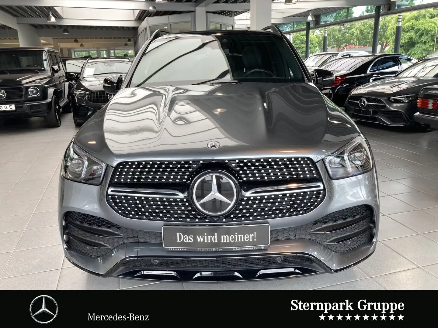 Mercedes-Benz GLE 400 GLE 400 d 4M AMG Airmatic*Pano*HuD*AHK*Distr*22" Grau - 2
