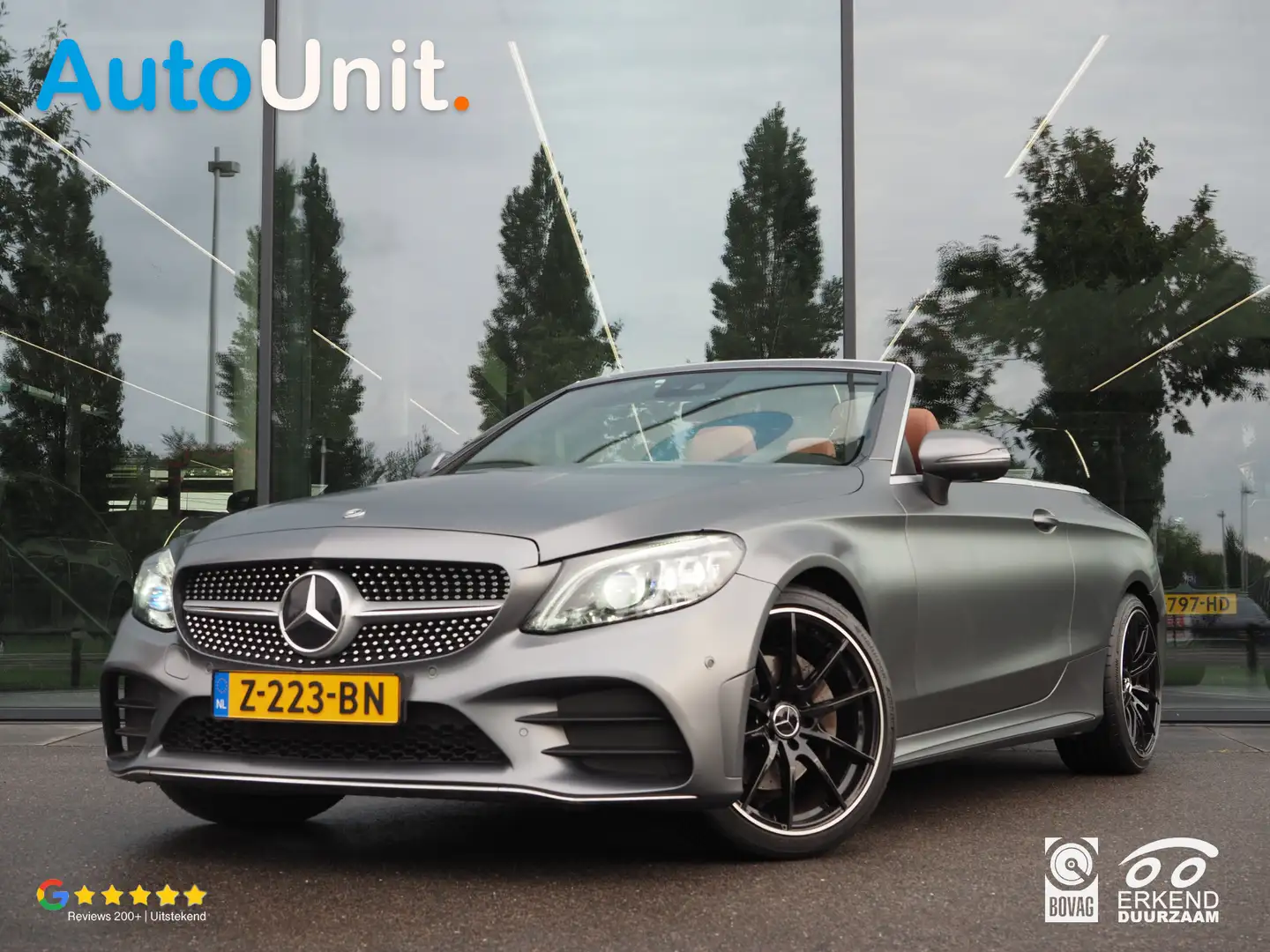 Mercedes-Benz C 200 Cabriolet 4MATIC AMG Designo | Airscarf | Virtual Grijs - 1