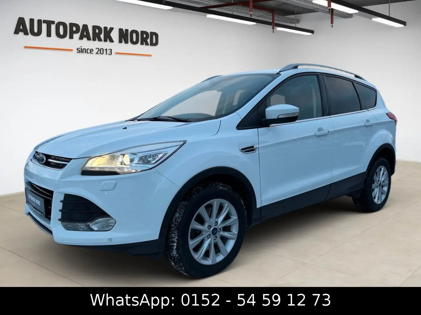 Ford Kuga 2.0 TDCi 4x4 Titanium/AHK/BI-XENON/SHZ/TEMP Blanc - 1