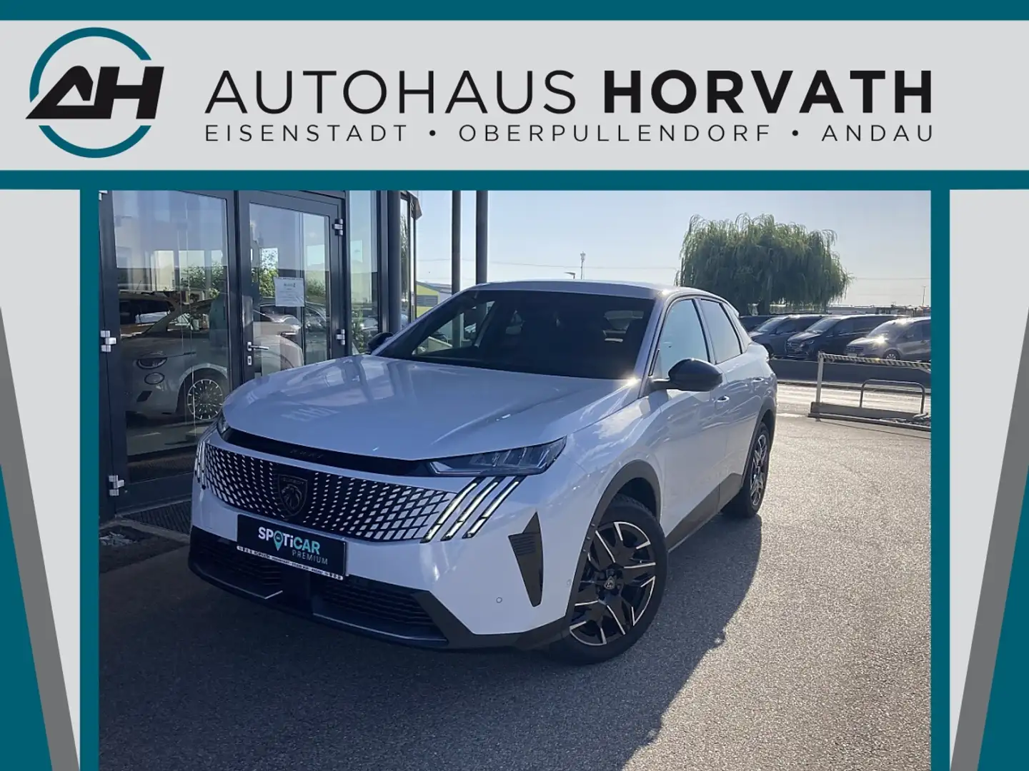Peugeot 3008 Hybrid 145 E-DCS6 Allure Aut.!NAVI,360°KAMERA,L... Weiß - 1