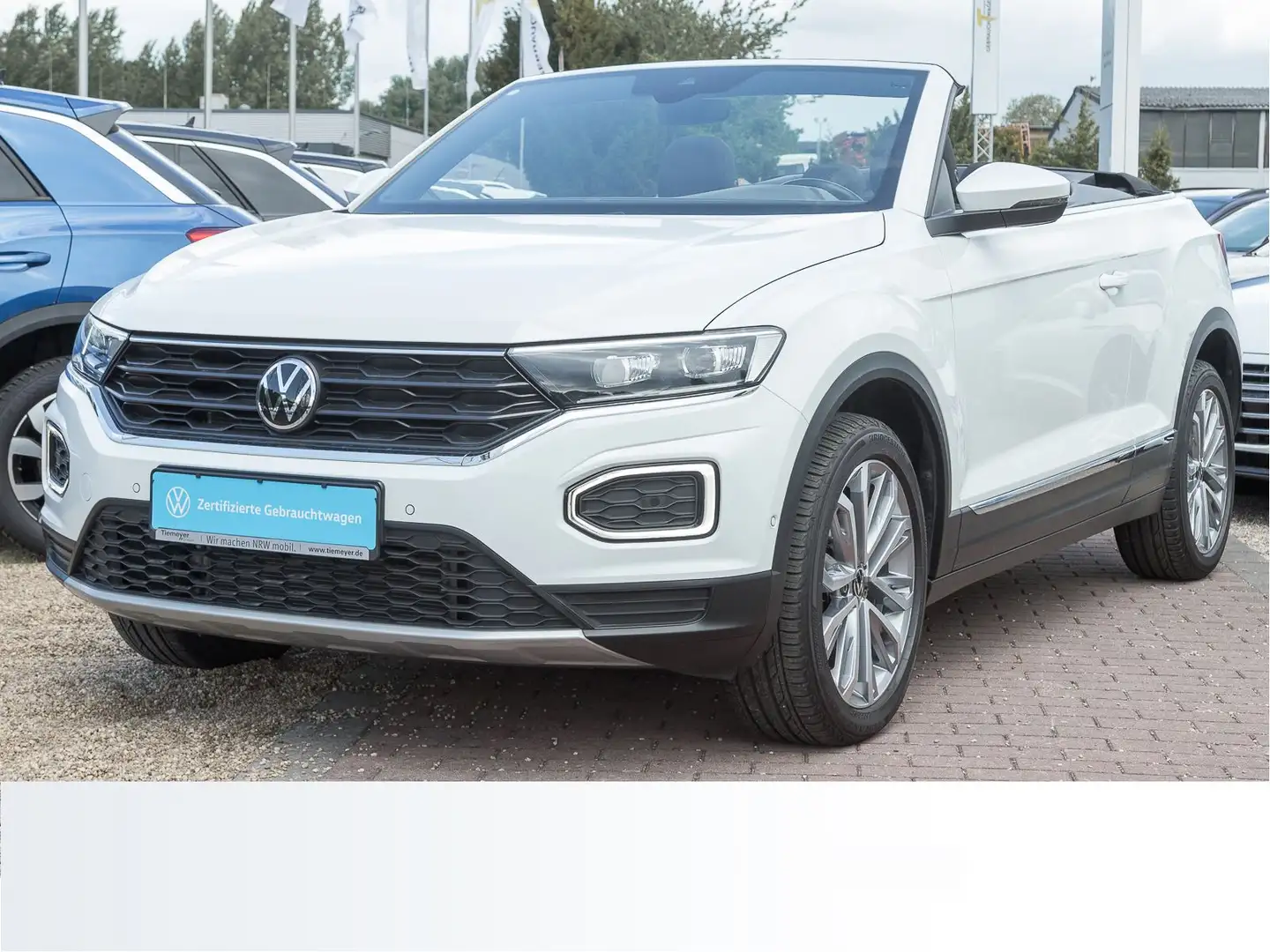 Volkswagen T-Roc Cabrio 1.5 TSI STYLE LM18 NAVI KAMERA KEYL Weiß - 2