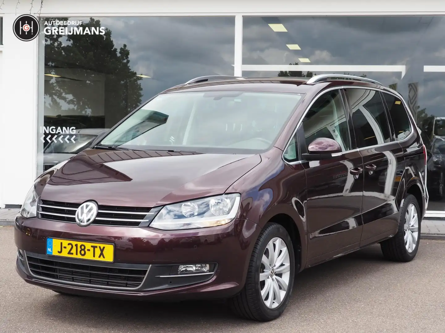 Volkswagen Sharan 2.0 TSI Highline Automaat| 7 pers. Rood - 1