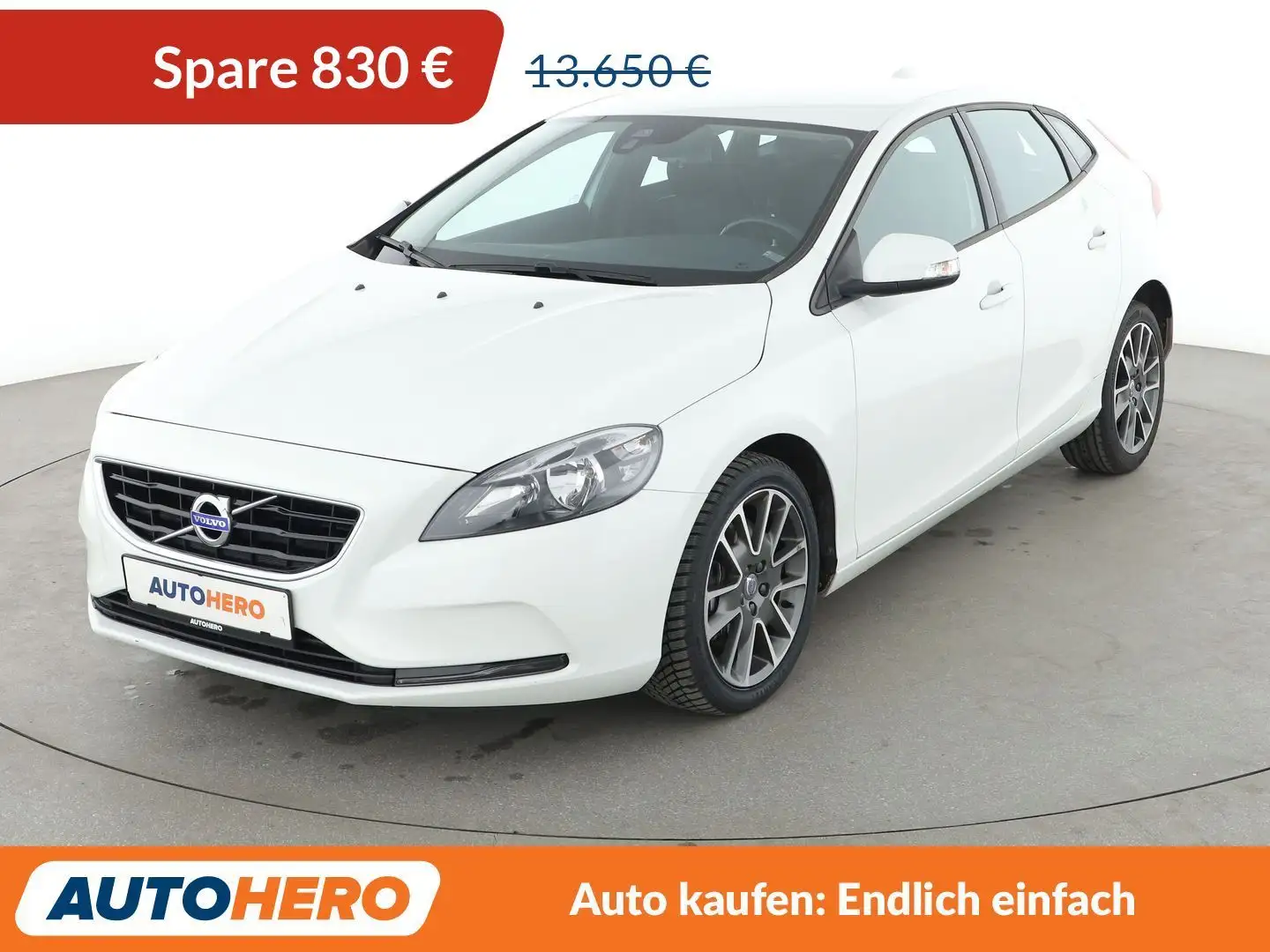 Volvo V40 2.0 D3 You!*NAVI*TEMPO*PDC Weiß - 1
