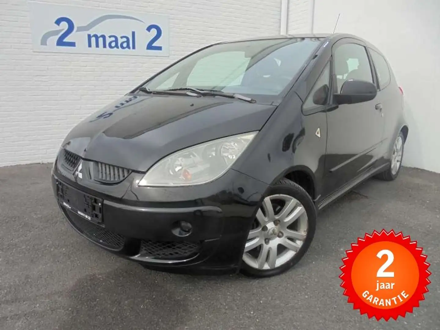 Mitsubishi Colt CZ TURBO! inclusief 2 JAAR garantie! Noir - 1