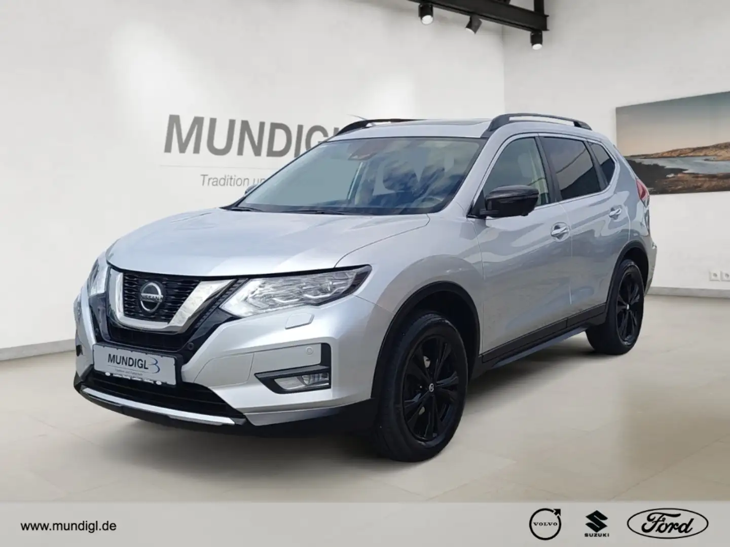 Nissan X-Trail N-Design 1.3 DIG-T EU6d AHK-abnehmbar Panorama Nav Zilver - 1
