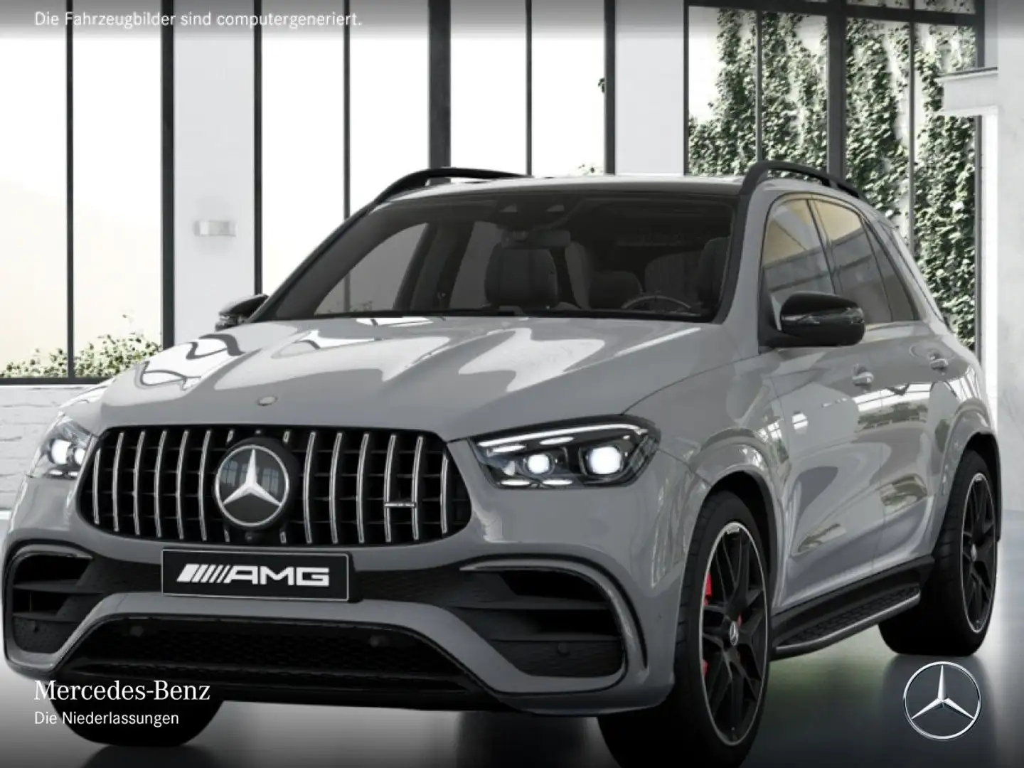 Mercedes-Benz GLE 63 AMG GLE 63 S 4M NIGHT+PANO+360+AHK+MULTIBEAM+FAHRASS Сірий - 2