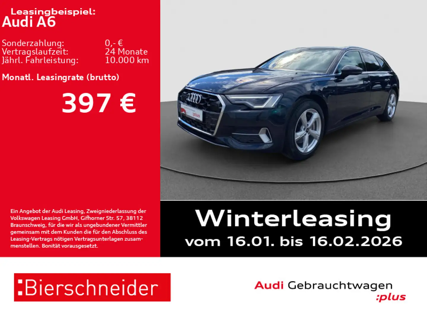 Audi A6 Av 45 TFSI qu advanced AHK MATRIX PANO CAM AC Blau - 1