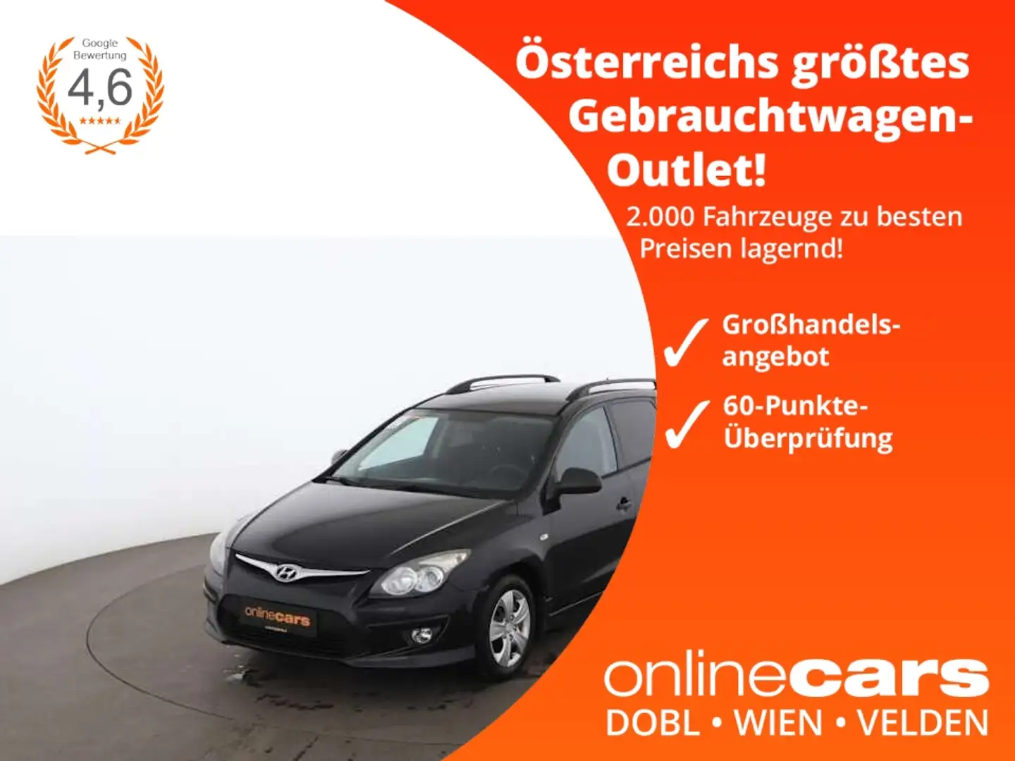 Hyundai i30 CW ANHÄNGERKUPPLUNG KLIMA-ANLAGE RADIO Zwart - 1