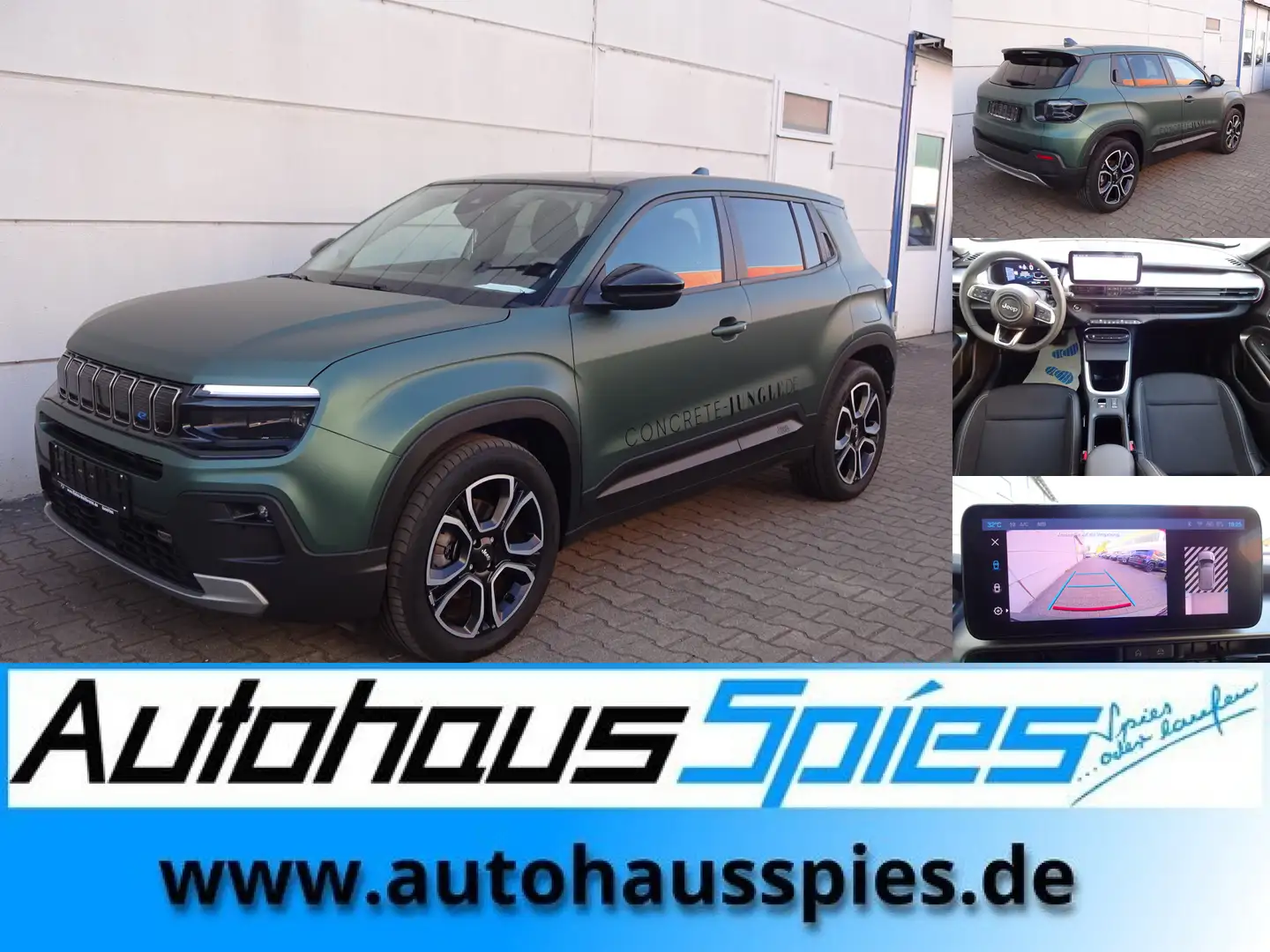 Jeep Avenger Elektro Altitude RKam LED Nav Shz DAB SpurAss VzAs Grün - 1