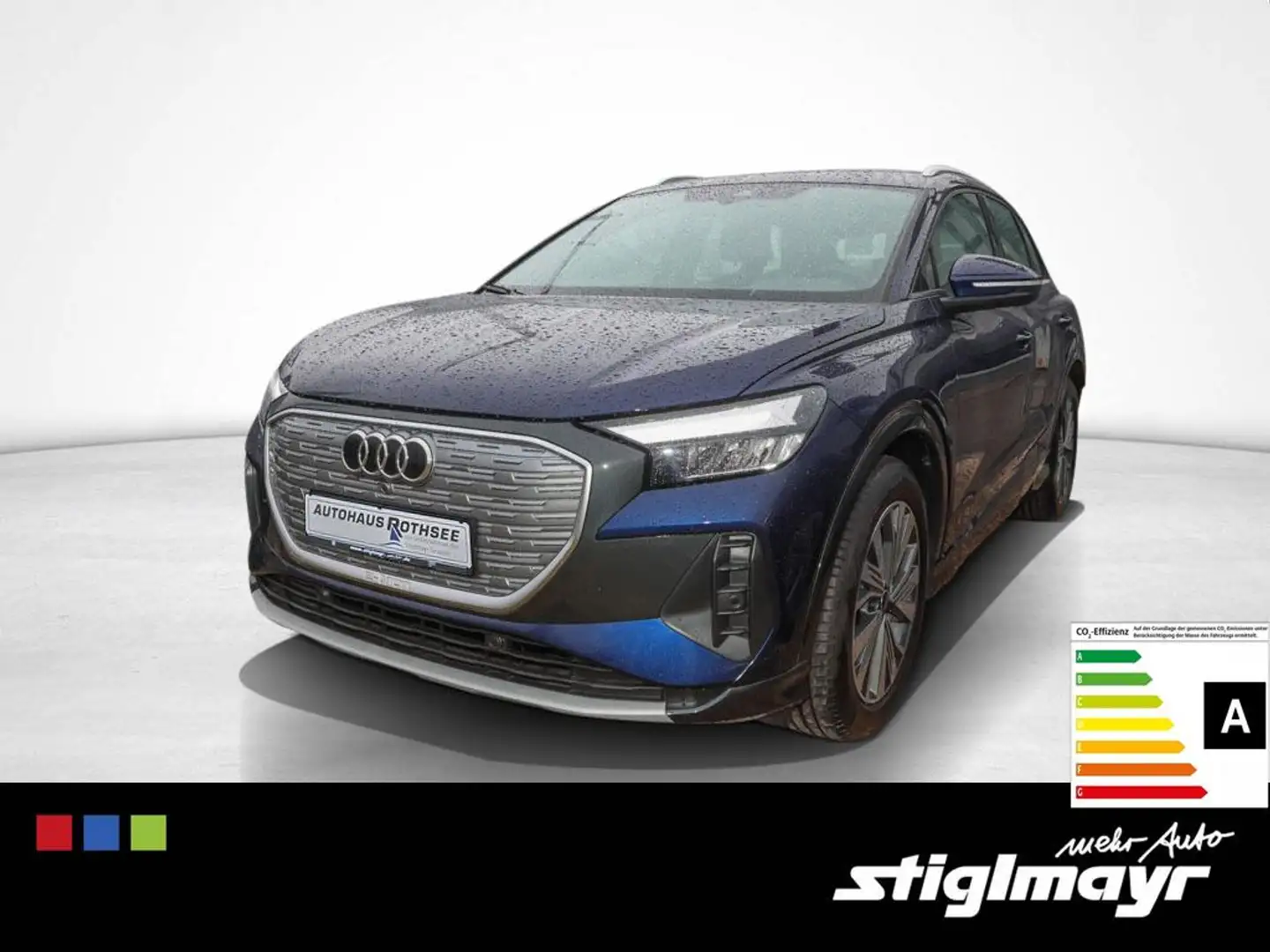 Audi Q4 e-tron 35 LED+NAVI+VC+SITZHEIZG+ALU-19 Blauw - 1