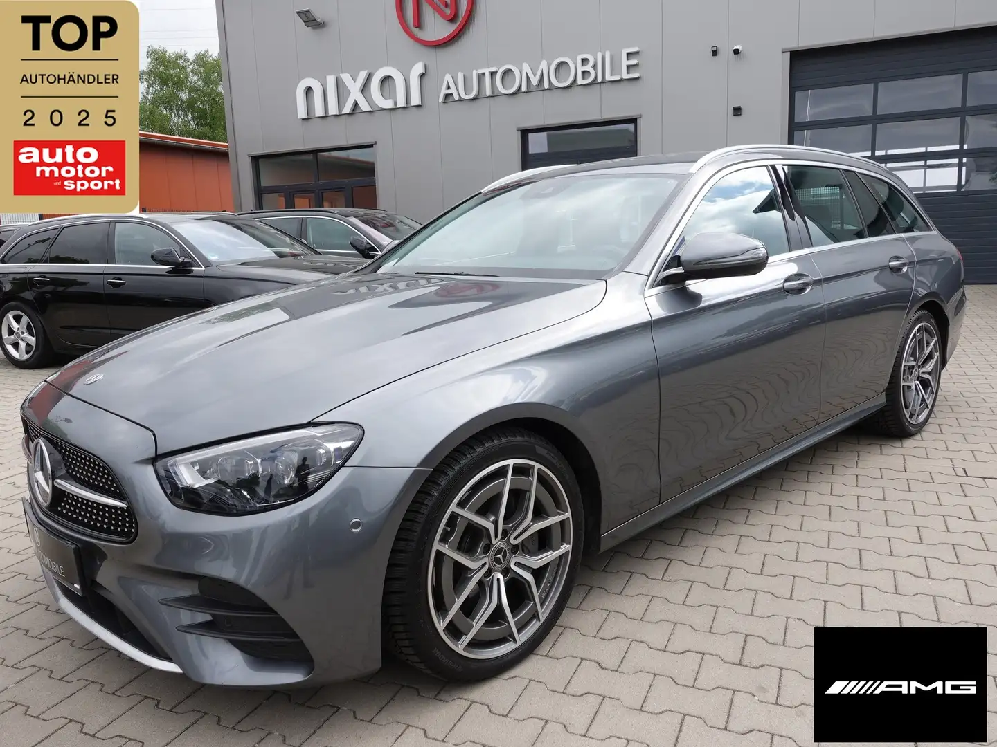 Mercedes-Benz E 220 d T 4Matic AMG Automatik/Facelift Gris - 1