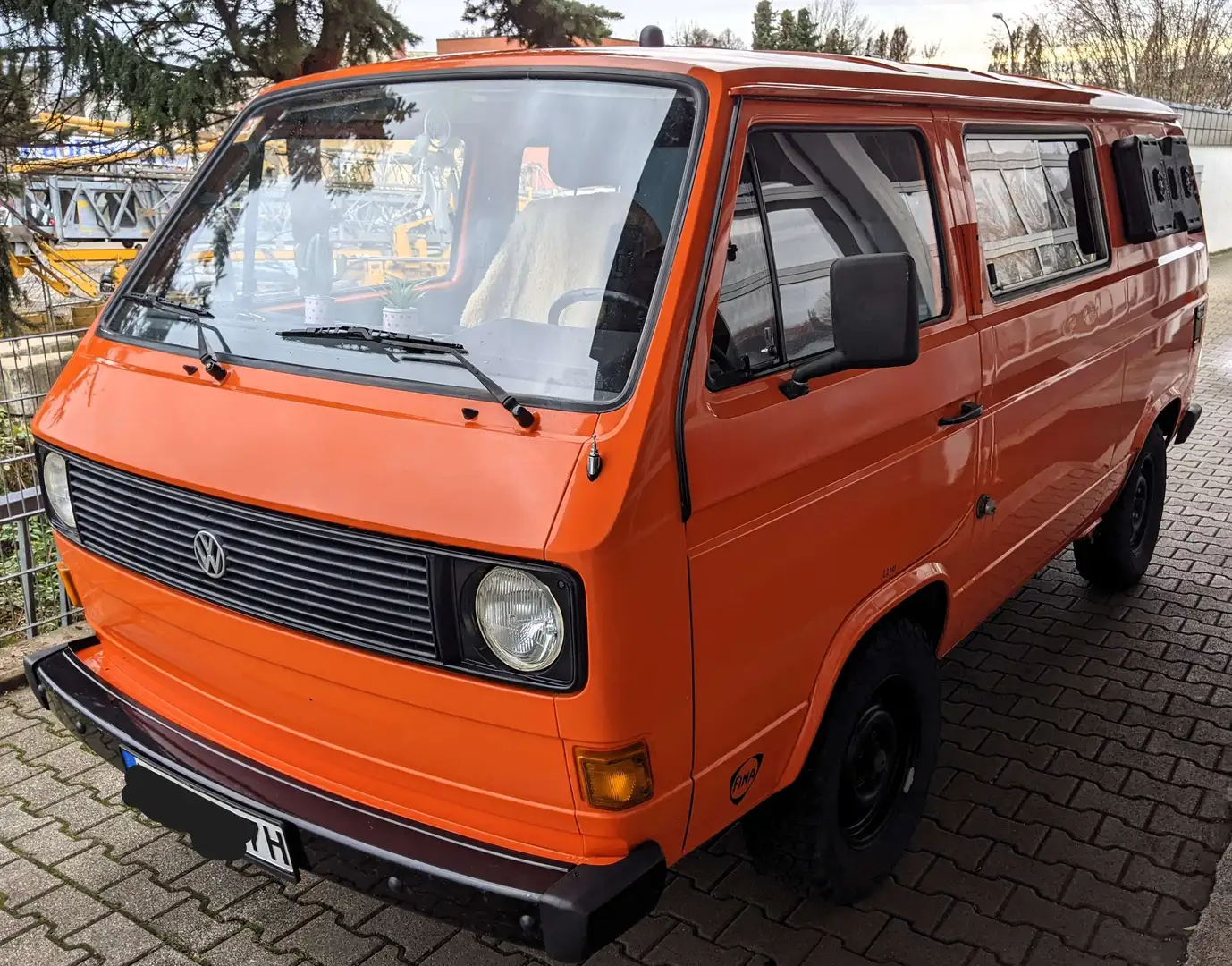 Volkswagen T3 Halbkasten Wohnmobilumbau 2.0l CU Luftboxer Orange - 1