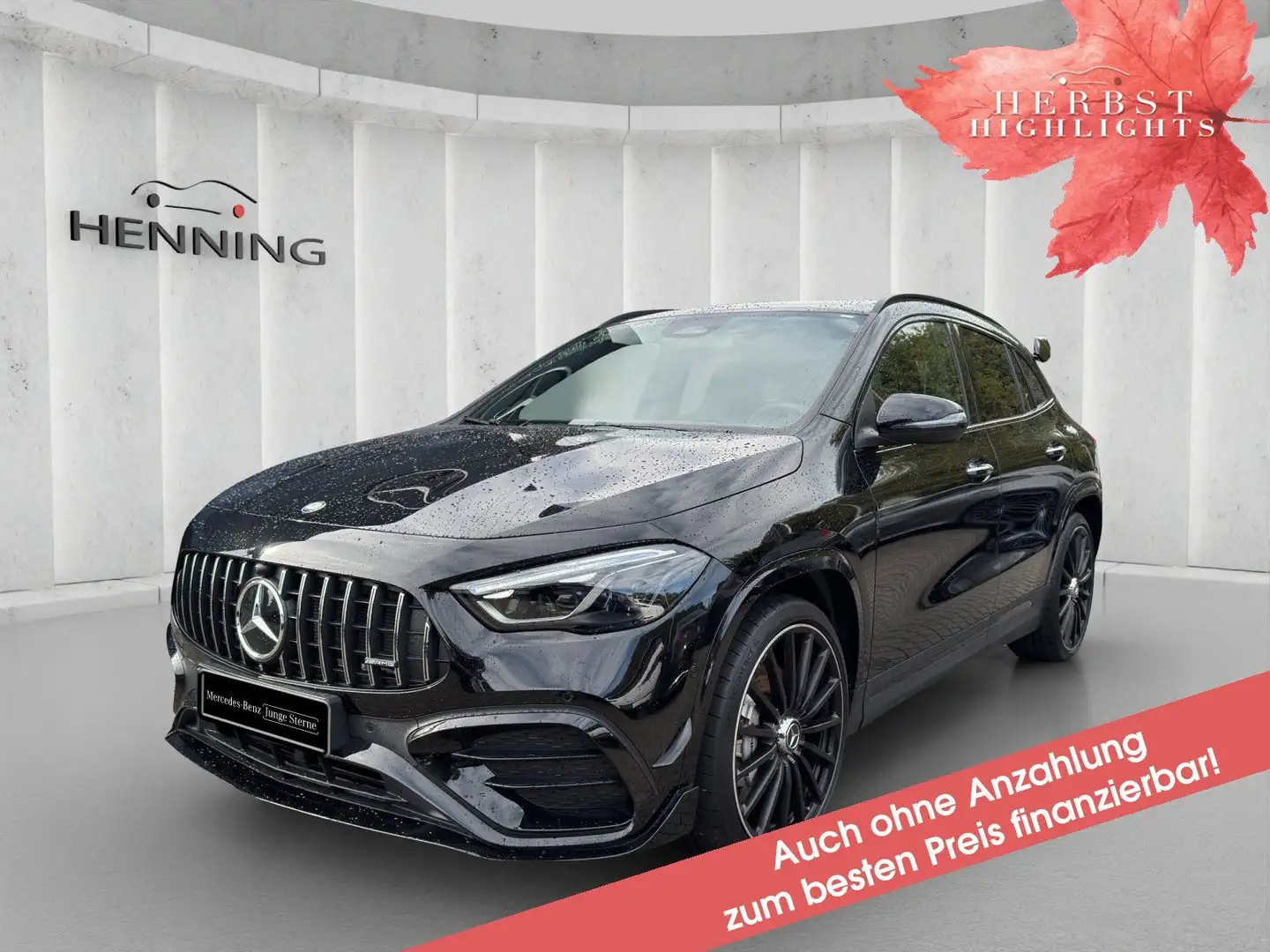 Mercedes-Benz GLA 35 AMG 4M AERO Premium Panorama Burm Totw 21 Schwarz - 1