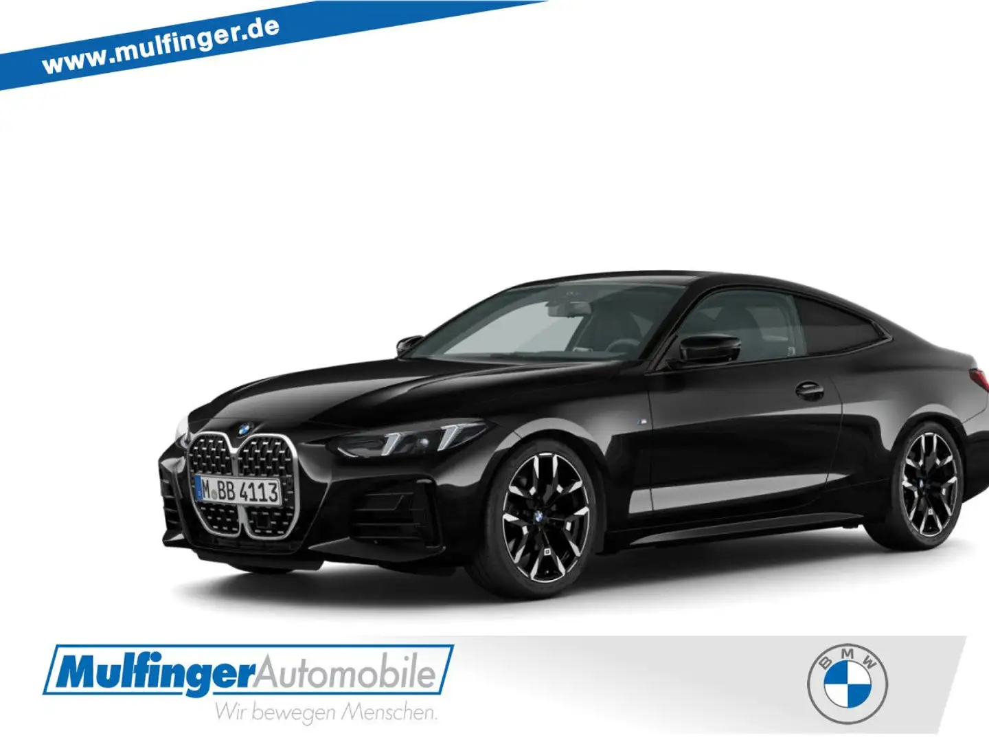 BMW 420 d xDr.Coupe M Sport ACC HUD SurView 19" Navi Schwarz - 1