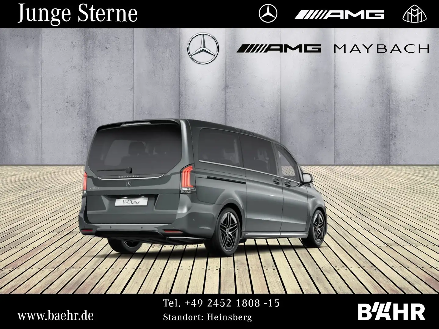Mercedes-Benz V 300 V 300 d Lang AMG/MBUX-Navi/LED/Distronic/LMR-19" Grau - 2