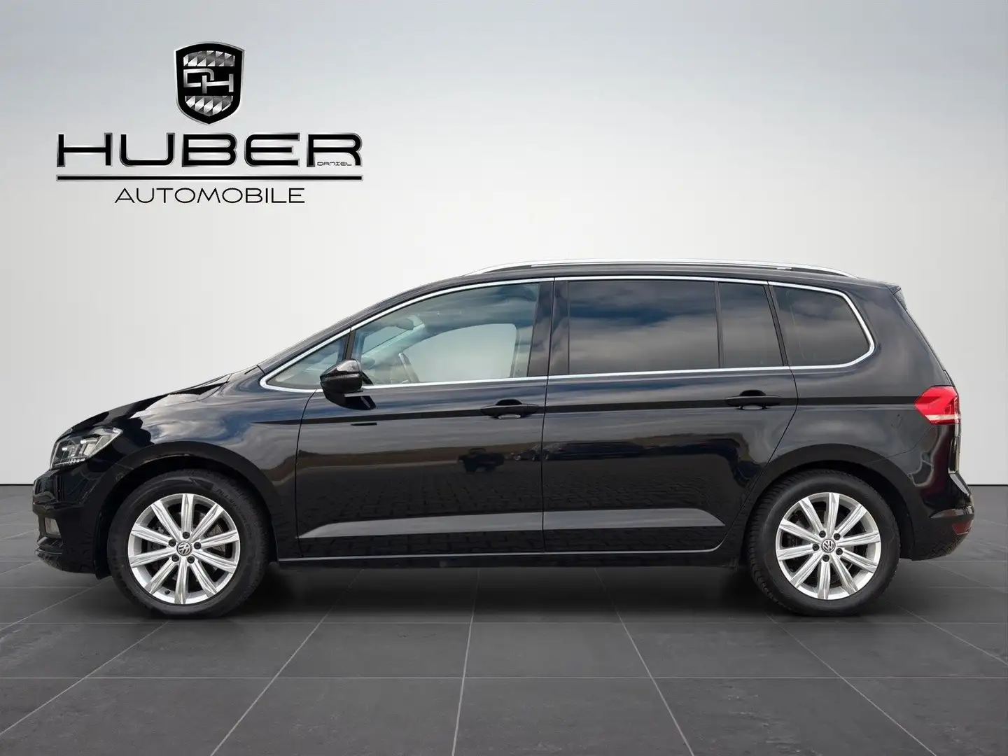 Volkswagen Touran Highline 2.0 TDI DSG BMT LED PDC AHK TEMP Schwarz - 2