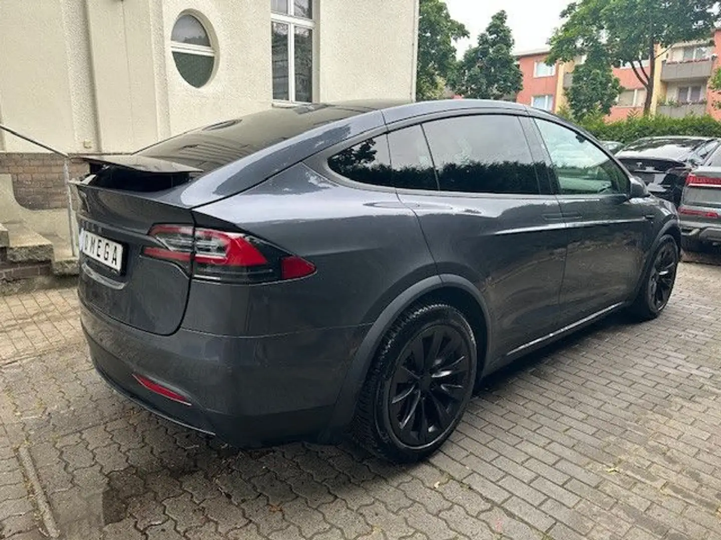Tesla Model X LONG RANGE RAVEN|LUFT|NEUE BATTERIE Grau - 2