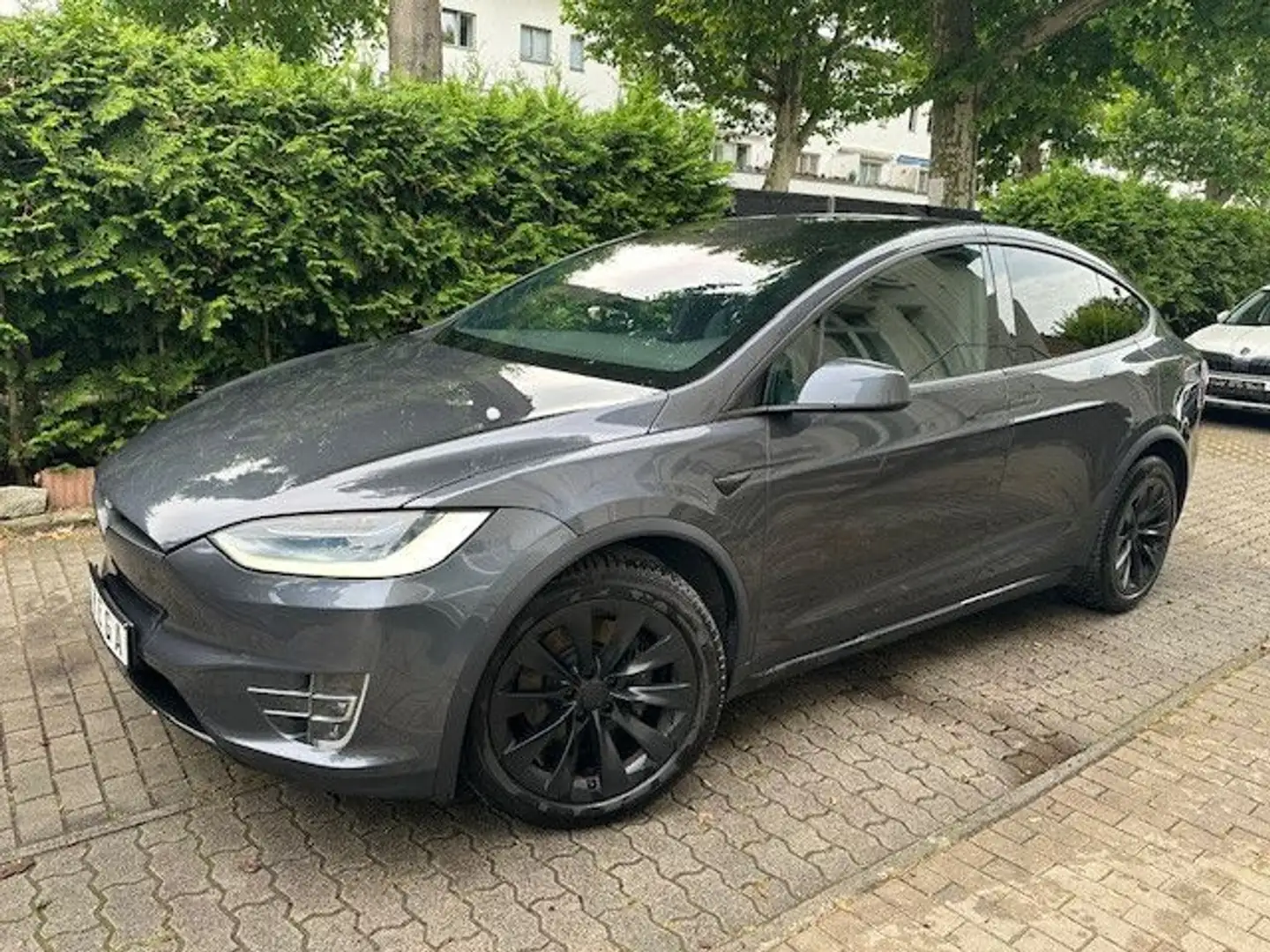 Tesla Model X LONG RANGE RAVEN|LUFT|NEUE BATTERIE Grau - 1