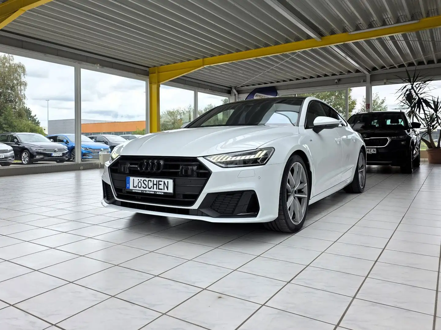 Audi A7 Sportback 40 TDI quattro S Line Optik Schwarz Weiß - 2