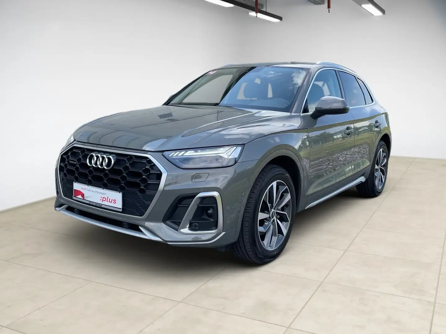 Audi Q5 40 TDI quattro S line KLIMA NAVI LEDER ALU Grau - 2