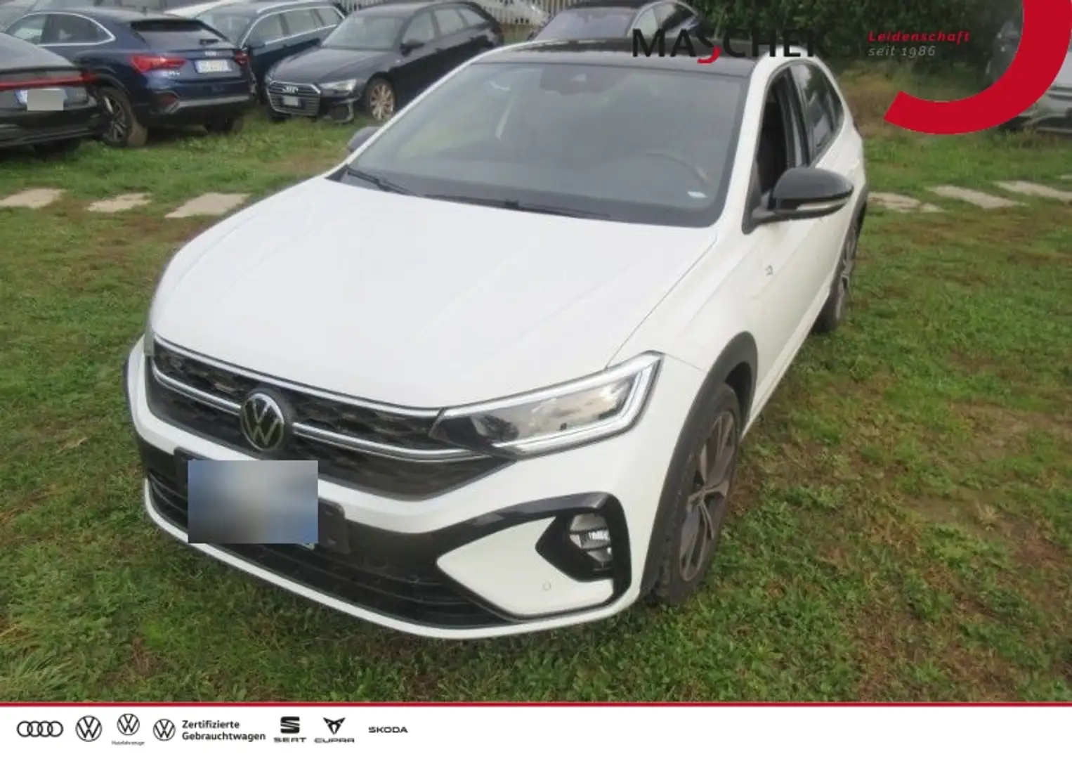 Volkswagen Taigo R-Line 1.0 TSI DSG Pano ACC IQLight RearView Pano Weiß - 1