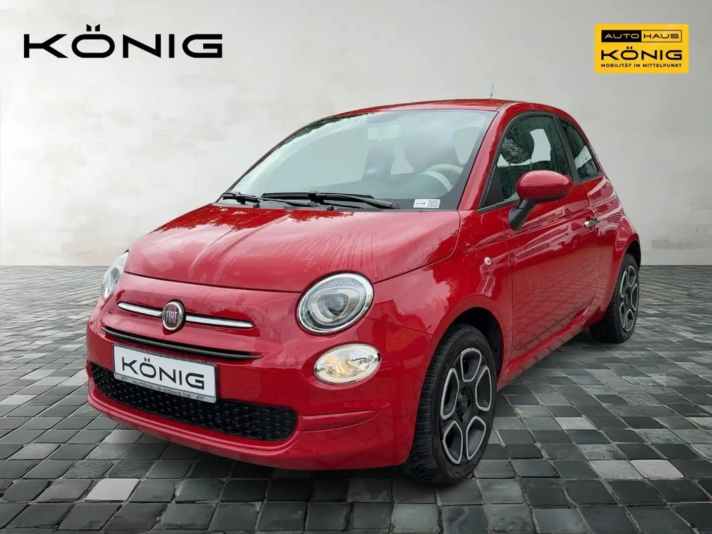 Fiat 500 MY22 1.0 GSE Hybrid CLUB 51kW (70PS) Klima Rot - 1