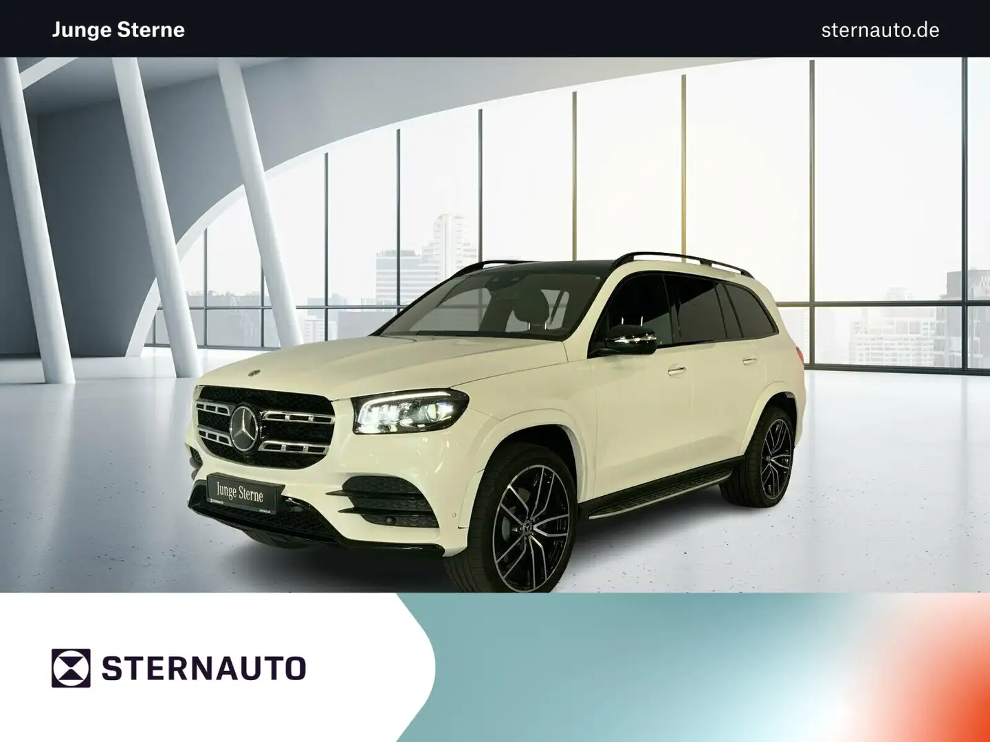 Mercedes-Benz GLS 400 GLS 400 d 4M AMG DISTRO HUD Night Pano Burm 360° Wit - 1