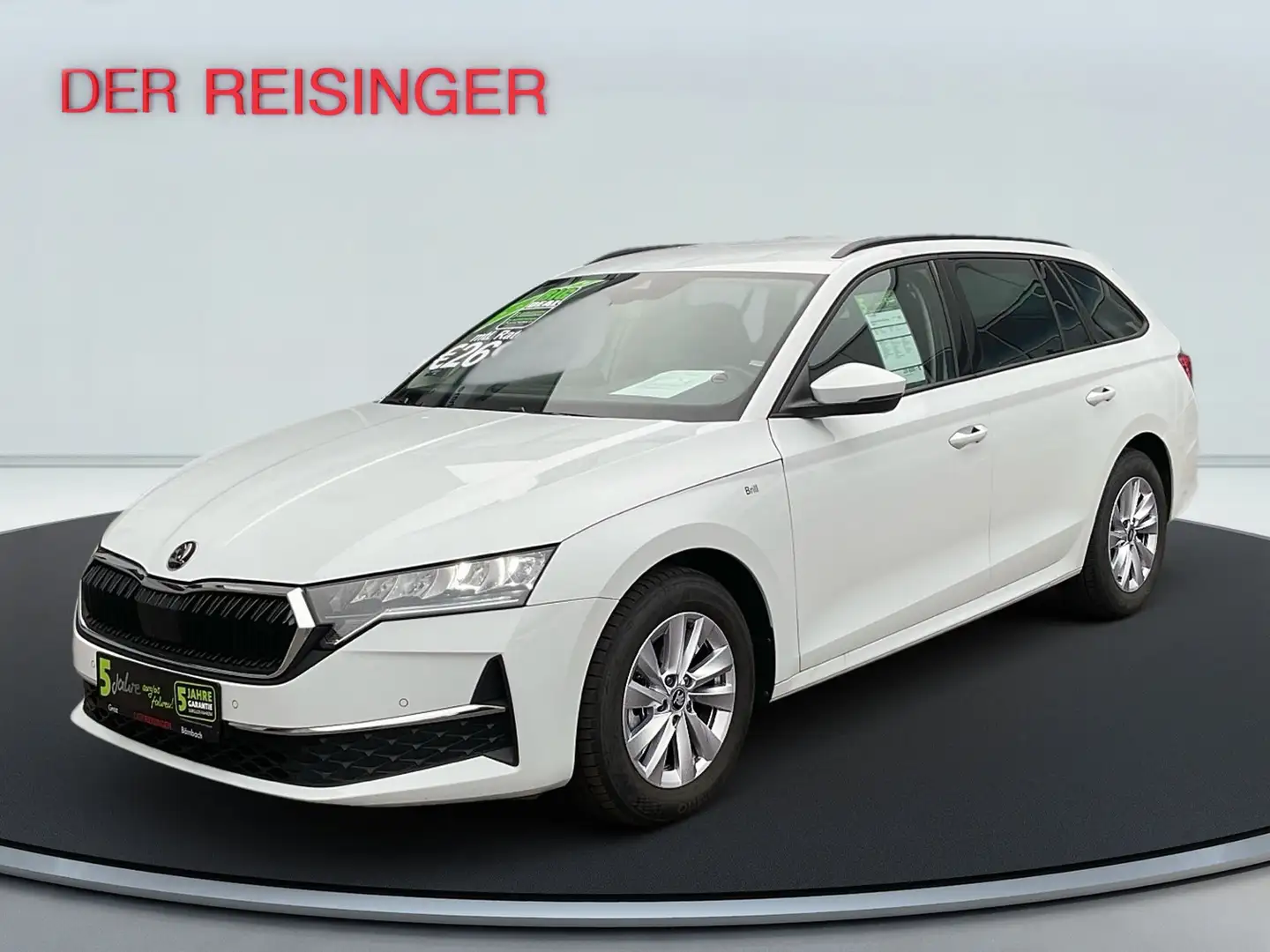 Skoda Octavia Kombi Selection DSG Blanc - 2