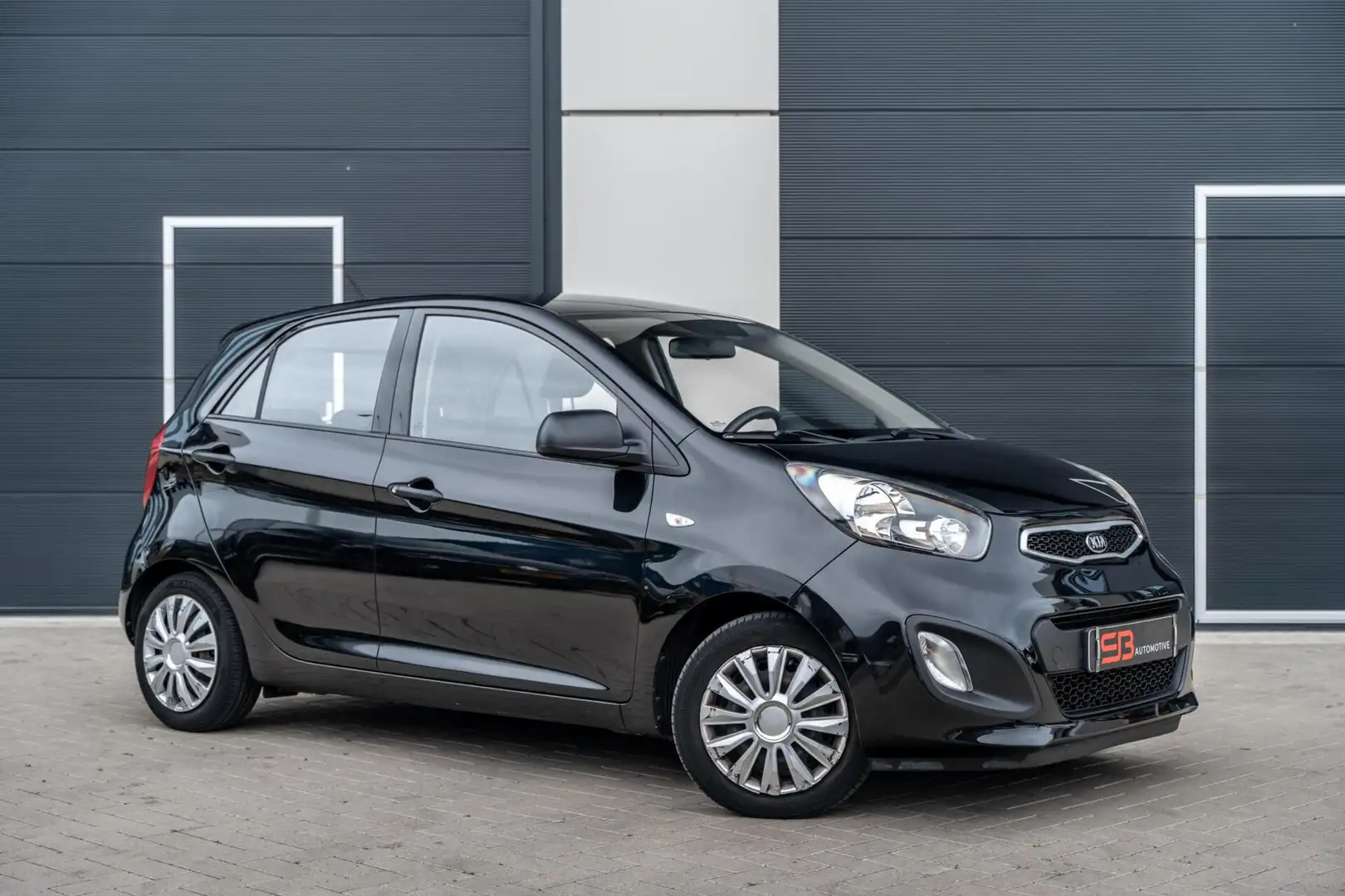 Kia Picanto 1.0 CVVT Airco|Radio|Garantie! Zwart - 1