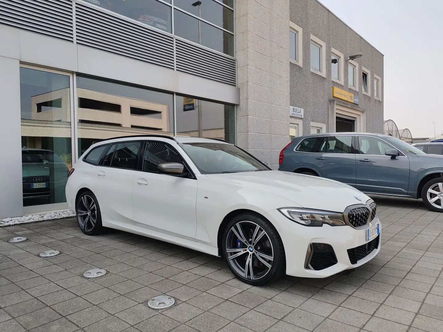 BMW 340 d Msport xDrive Touring 340cv FariLED Cerchi 19 Bílá - 2