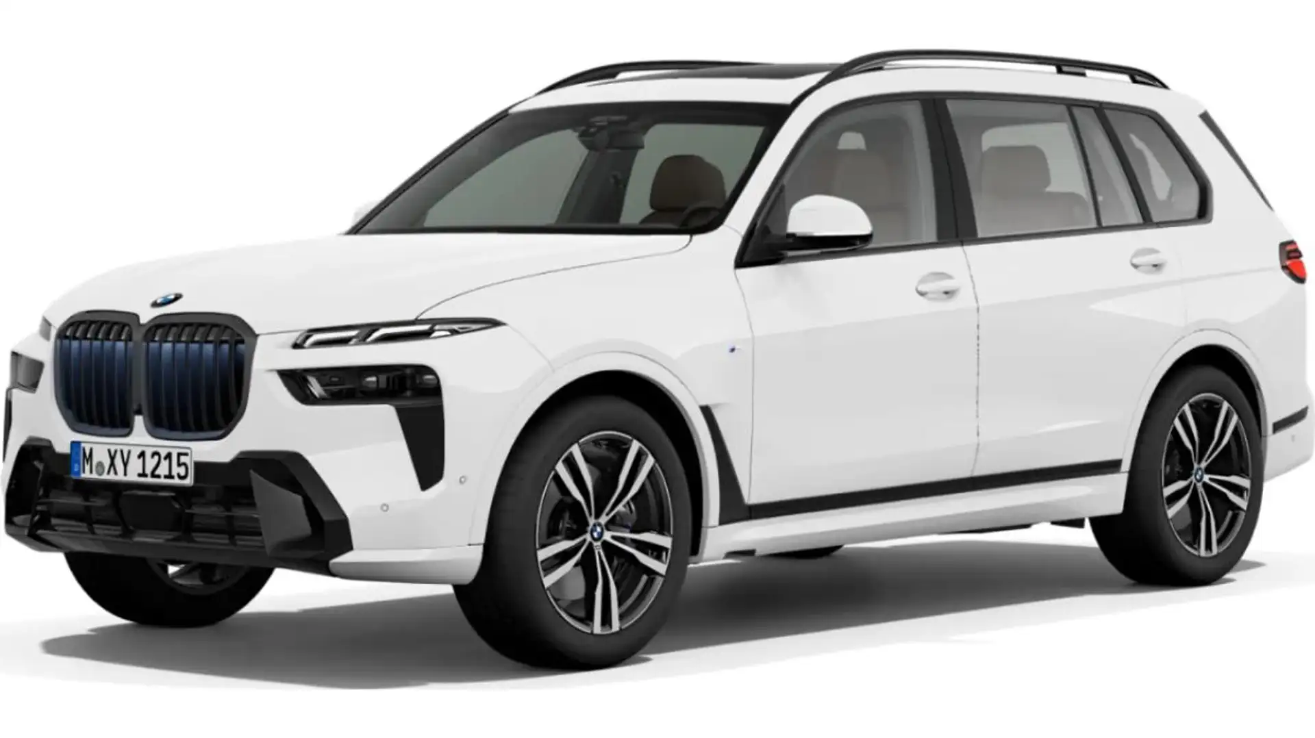 BMW X7 xDr.40d M-Sport Pro,AHK,Iconic Glow,Driv.Ass.Prof. Weiß - 1