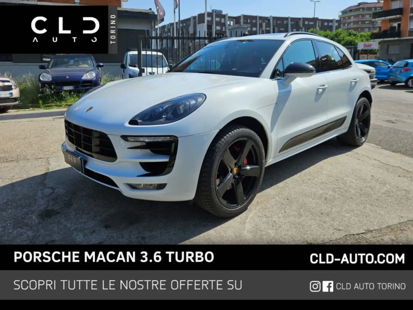 Porsche Macan 3.6 Turbo Bianco - 1