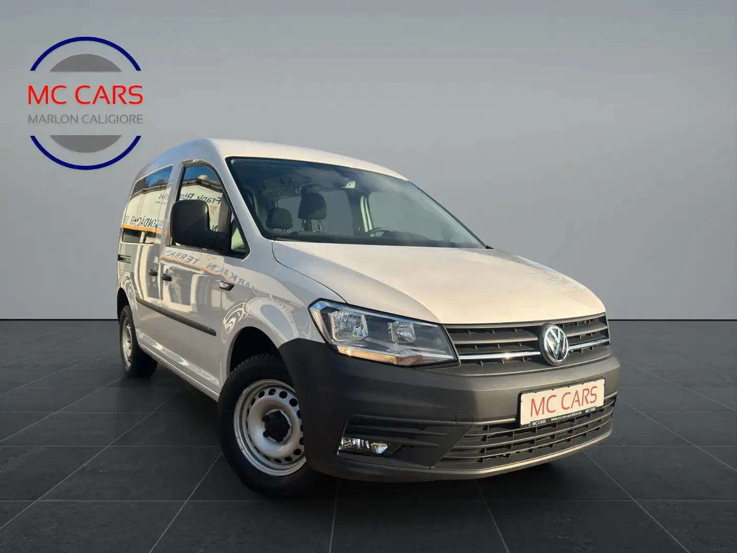 Volkswagen Caddy 5 Sitz/ 2x Schiebetür/ Navi/ Autom /CNG Weiß - 1