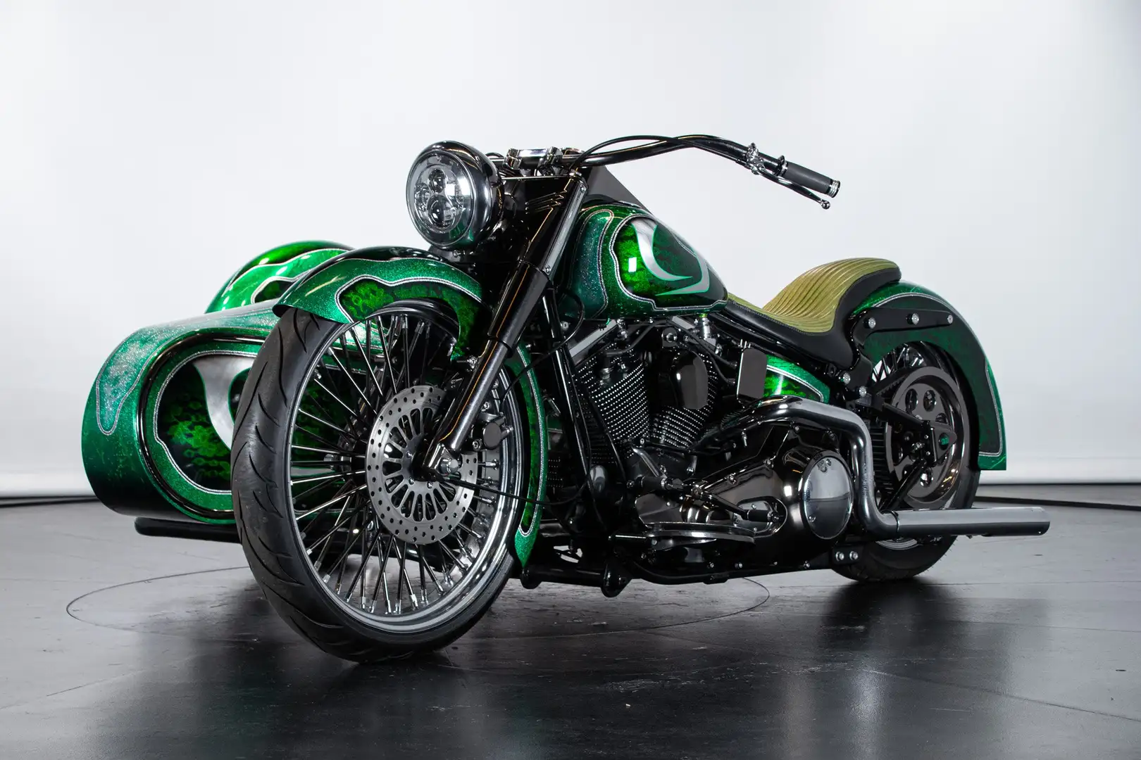 Harley-Davidson Softail HARLEY DAVIDSON SOFTAIL HERITAGE SIDECAR Verde - 1