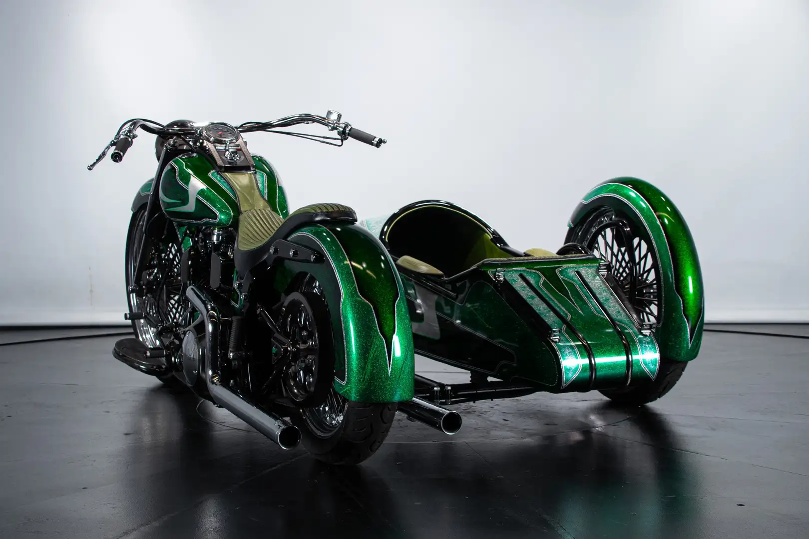 Harley-Davidson Softail HARLEY DAVIDSON SOFTAIL HERITAGE SIDECAR Verde - 2