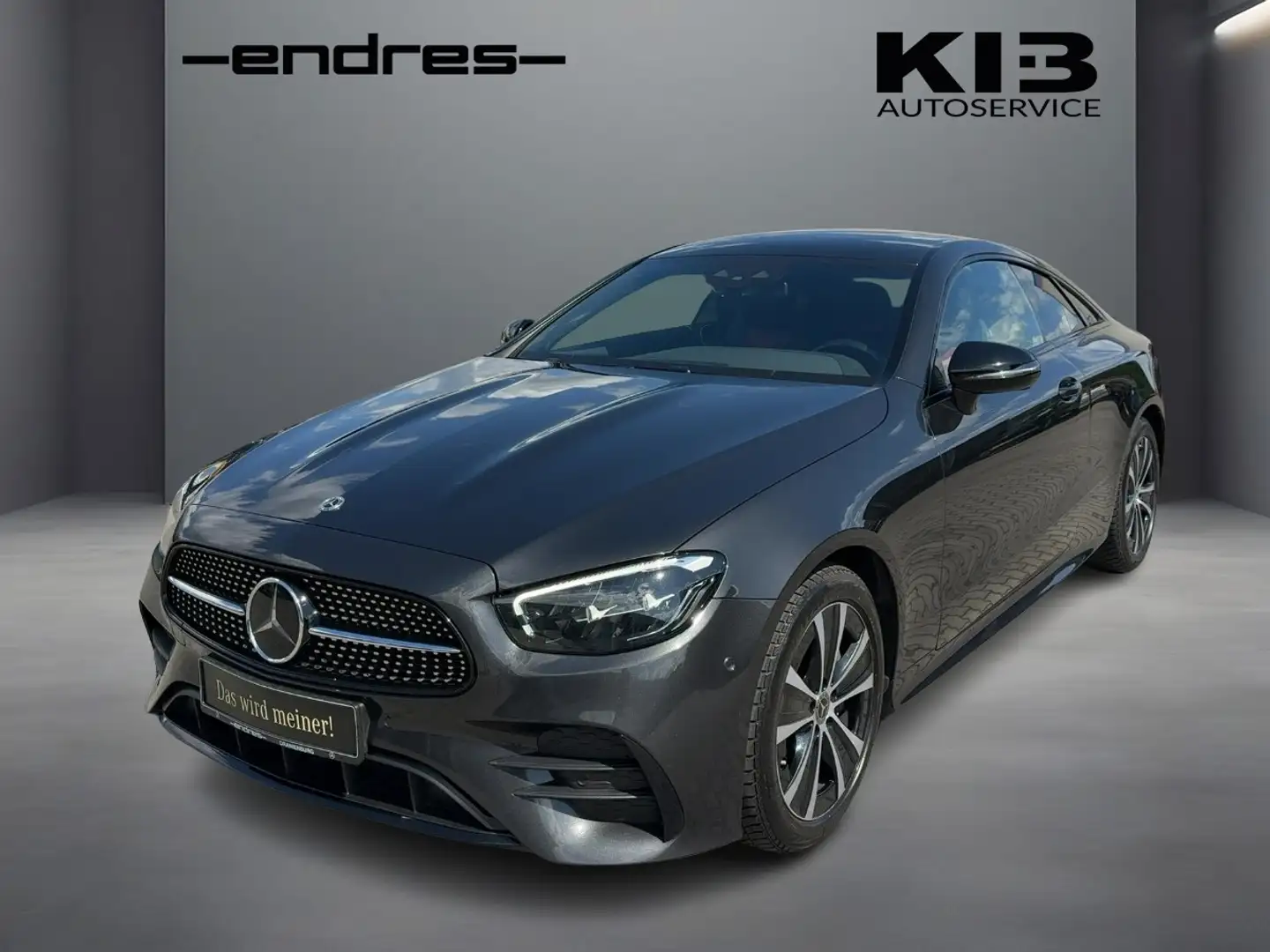 Mercedes-Benz E 220 d  AMG Line +Wide+MBUX+LED+Navi+Night+Cam Grau - 1