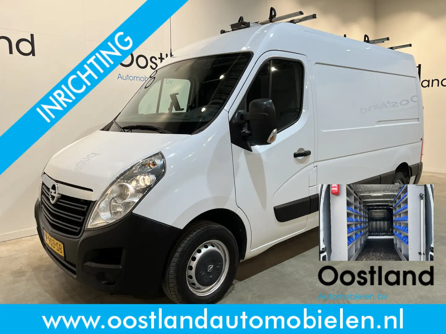 Opel Movano 2.3 CDTI BiTurbo L2H2 146 PK Servicebus / Inrichti Weiß - 1