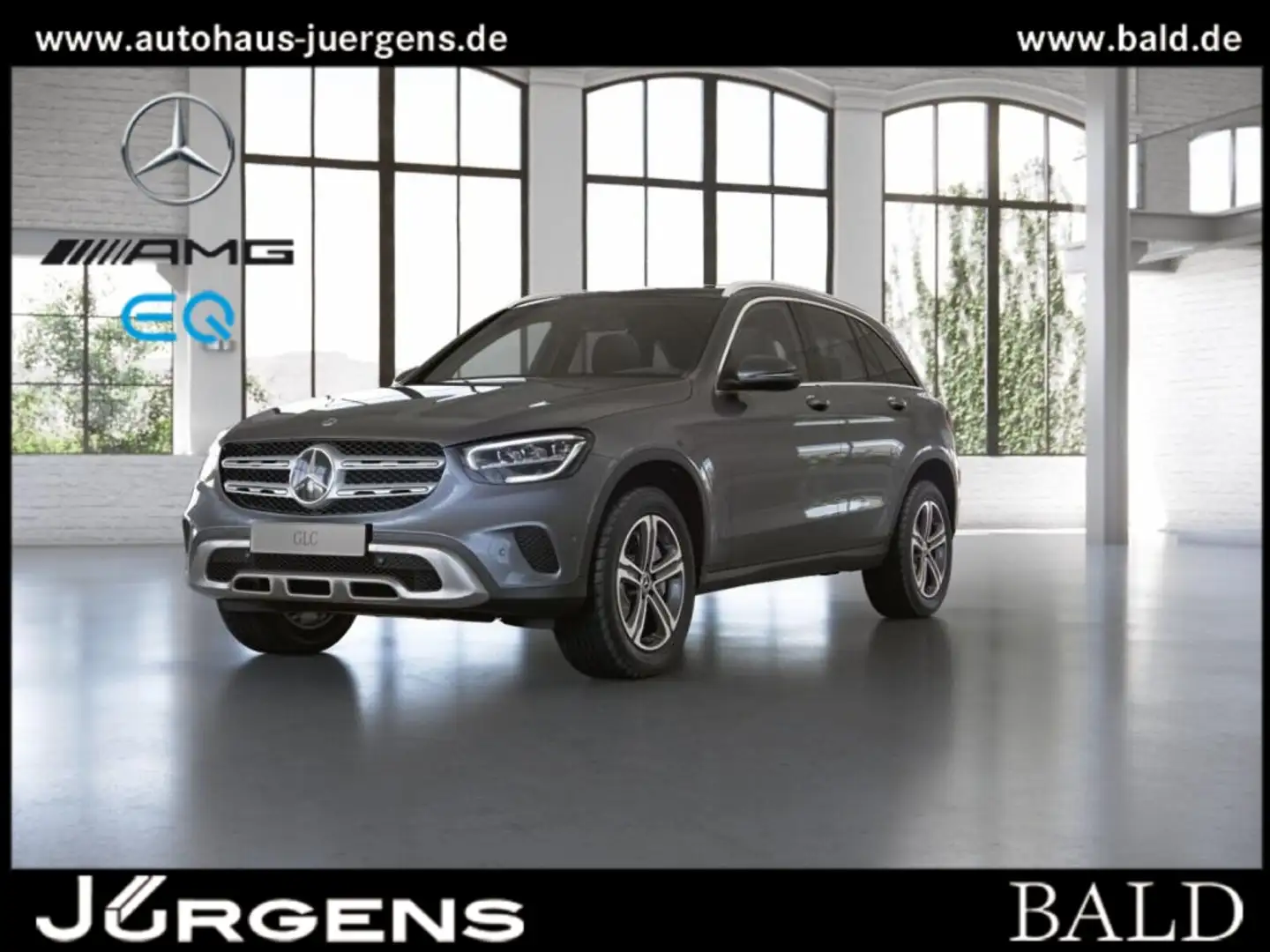 Mercedes-Benz GLC 300 e 4MATIC Exclusive+Pano+Ambiente+AHK+Cam Grau - 1