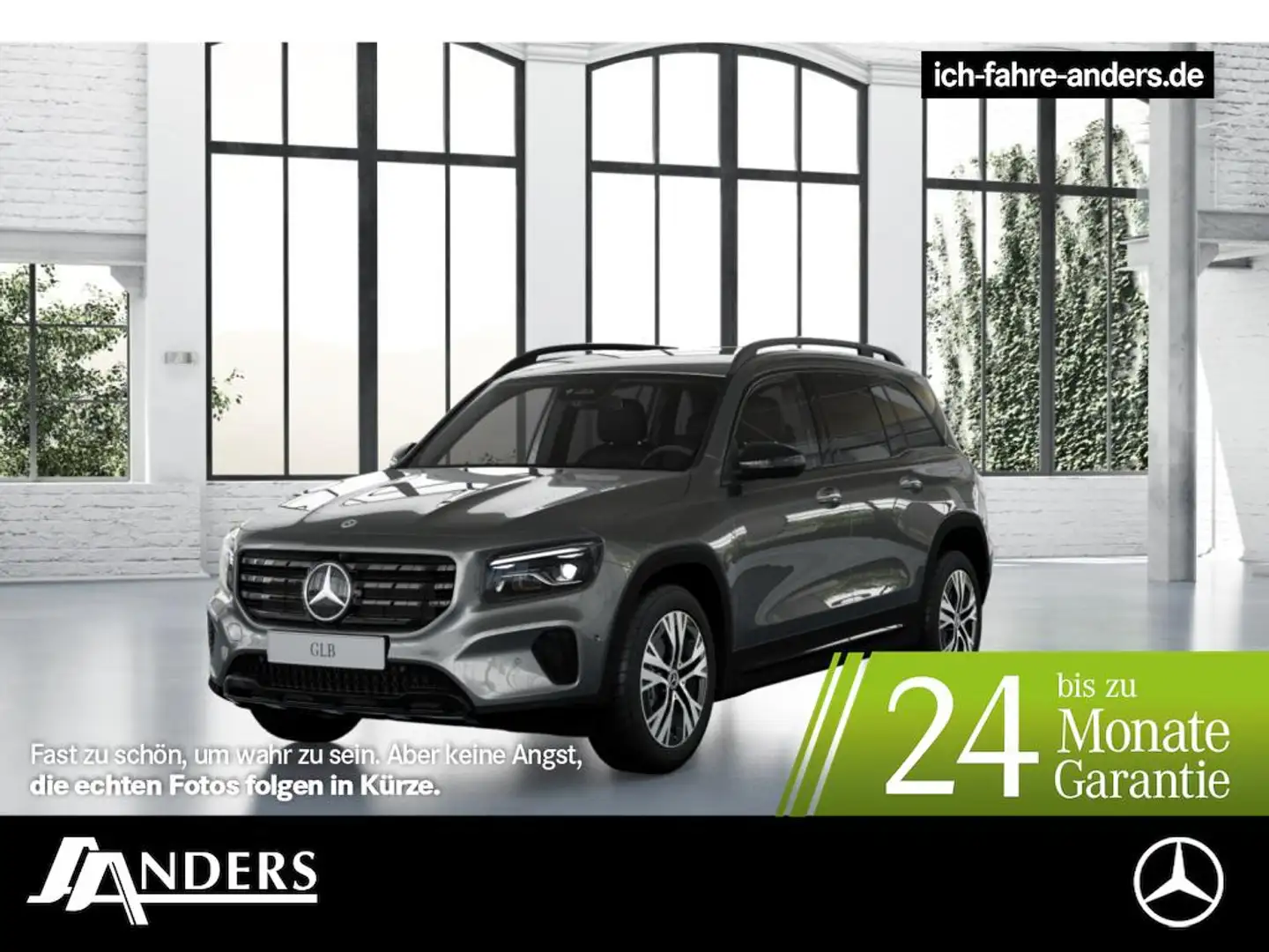 Mercedes-Benz GLB 200 +Progressive+AHK+SHZ+Night+SpurW+W-Paket Gris - 1