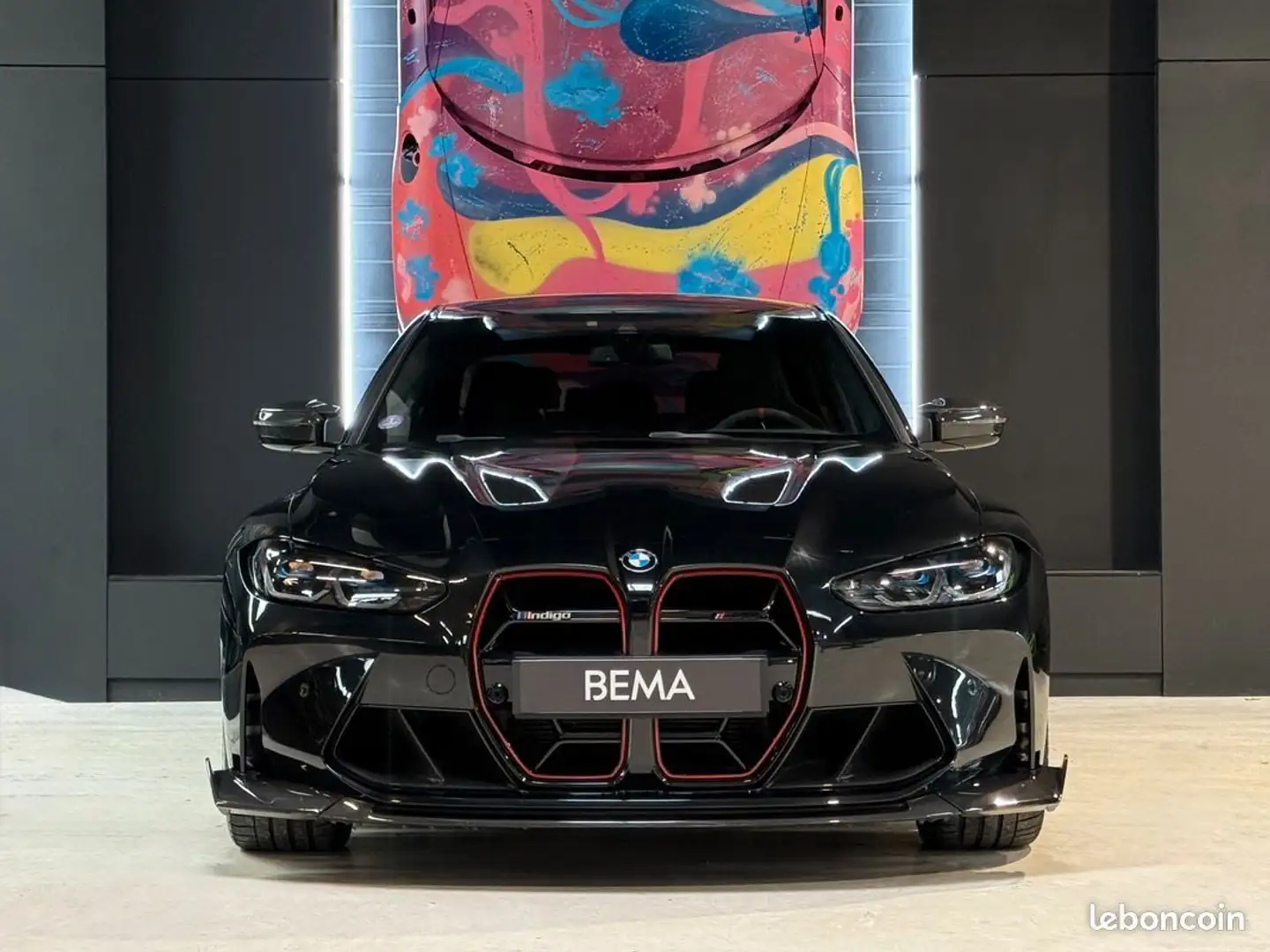 BMW M3 CS (G80) | Malus inclus 1ère main Jantes 827M Or Freins Carbone-Céramique Phares Laser (icônes jaunes) À partir de 1647 M Czarny - 2