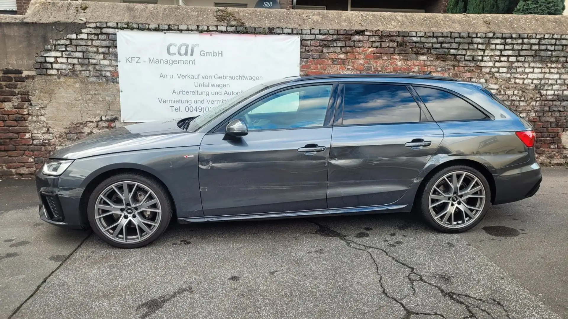 Audi A4 40 TDI Stronic S-line HeadUp Panorama Kamera Gris - 2