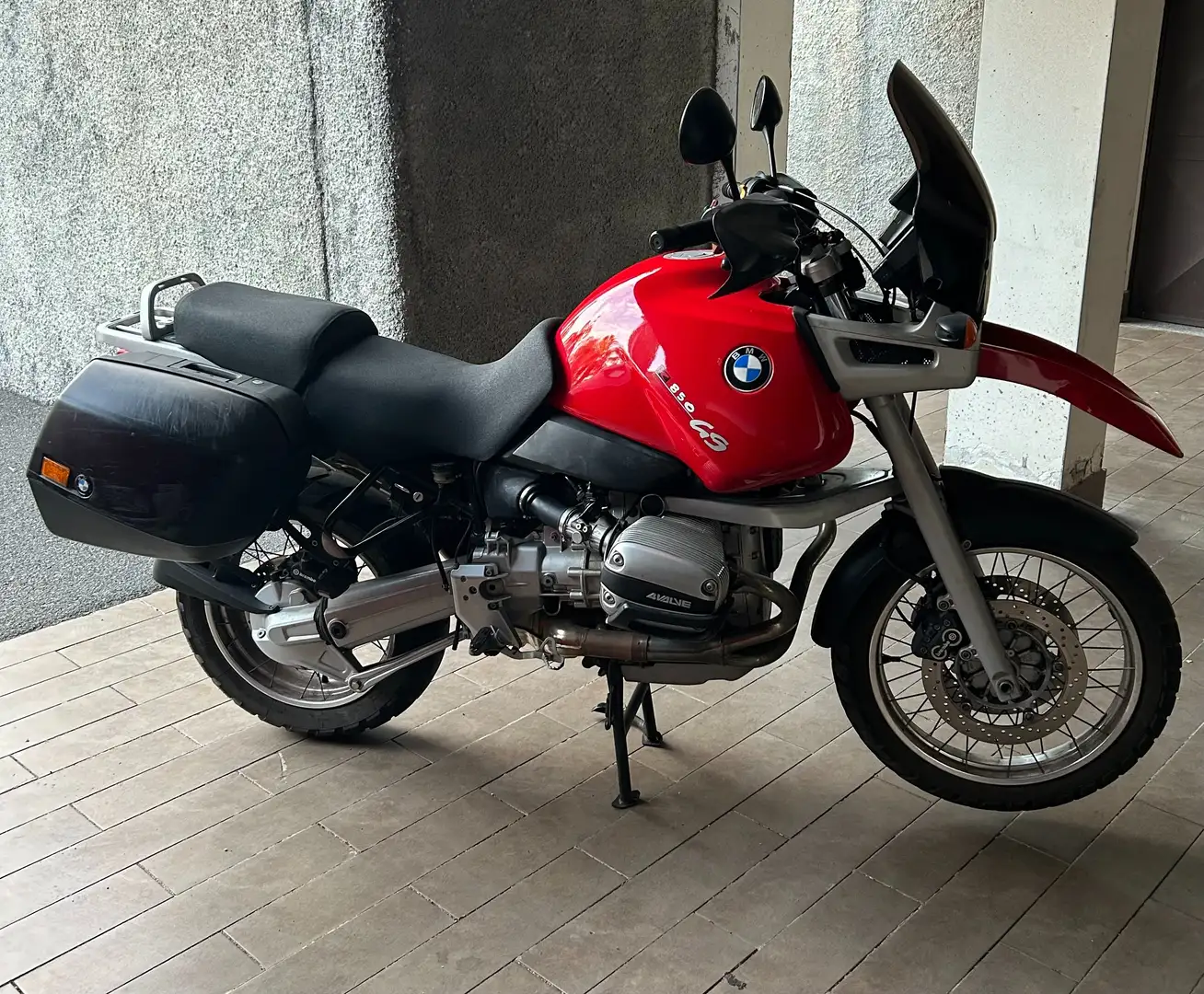 BMW R 850 GS Rojo - 2