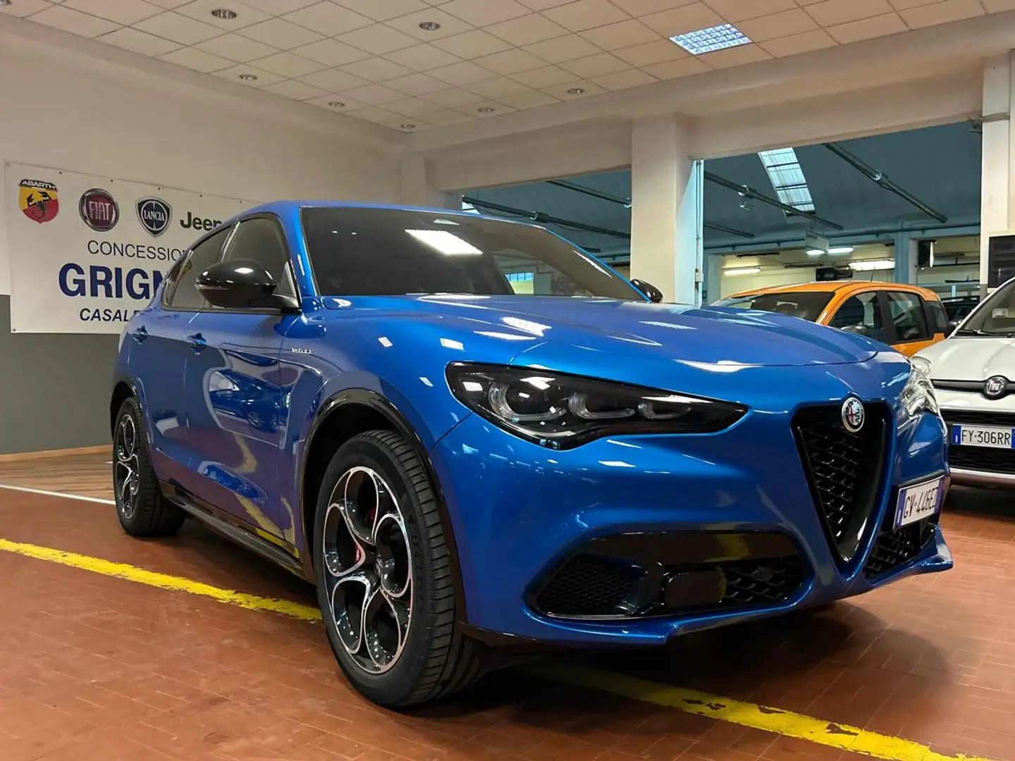 Alfa Romeo Stelvio 2.2 Turbodiesel 210 CV AT8 Q4 Veloce Blauw - 1