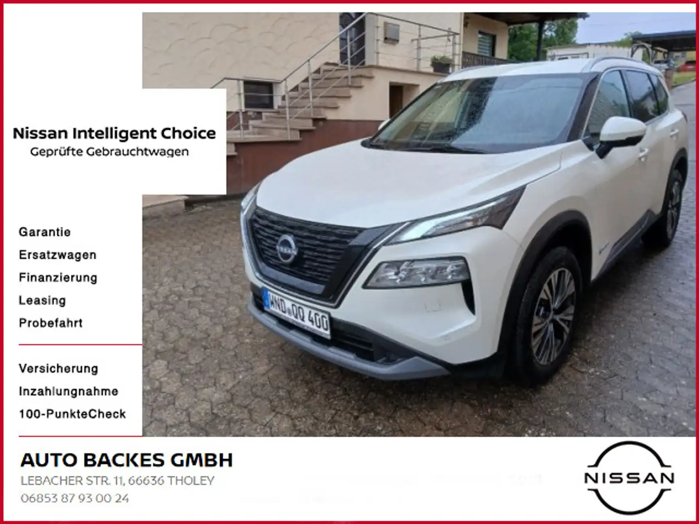Nissan X-Trail 1.5 VC-T e-Power e-4orce N-Connecta Navi Weiß - 1