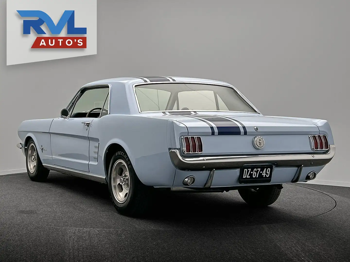 Ford Mustang Coupe 1966 *SUPER MOOIE STAAT* Blauw - 2