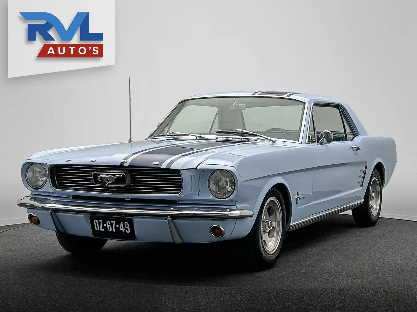 Ford Mustang Coupe 1966 *SUPER MOOIE STAAT* Bleu - 1