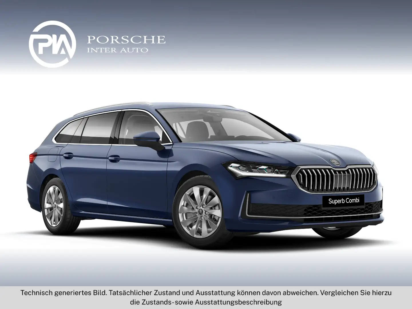 Skoda Superb Selection TDI DSG Blau - 1