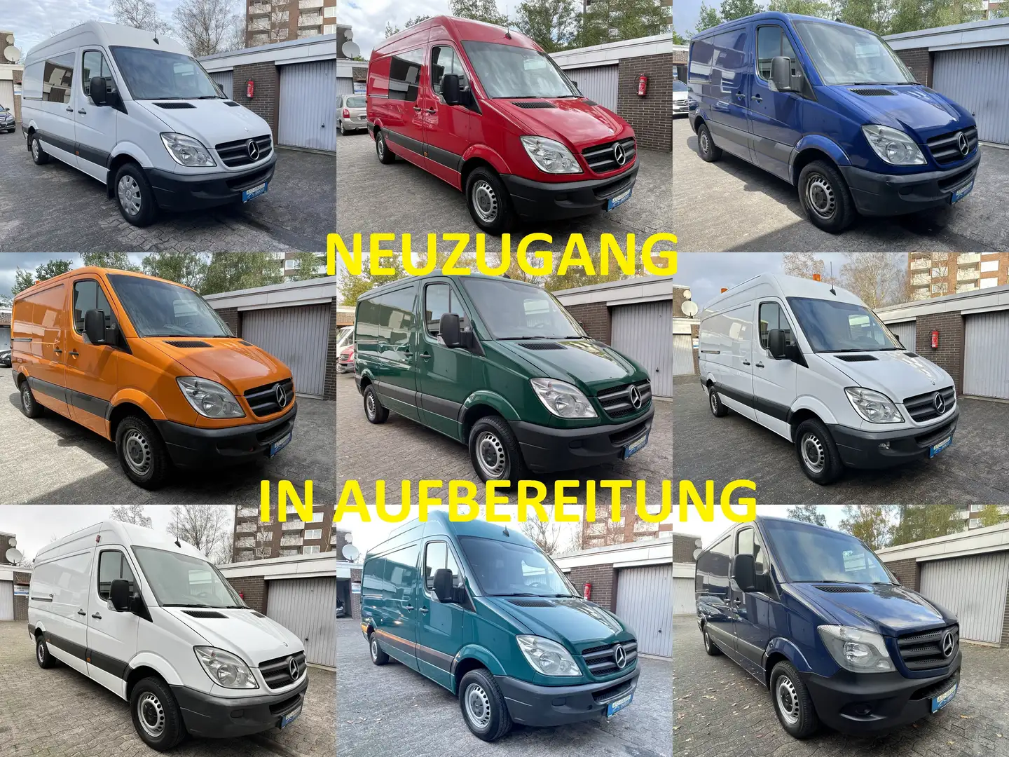 Mercedes-Benz Sprinter 316 CDI L2H2,Klima,AHK,1.H,PDC,Mwst,TÜV,Service Plateado - 1
