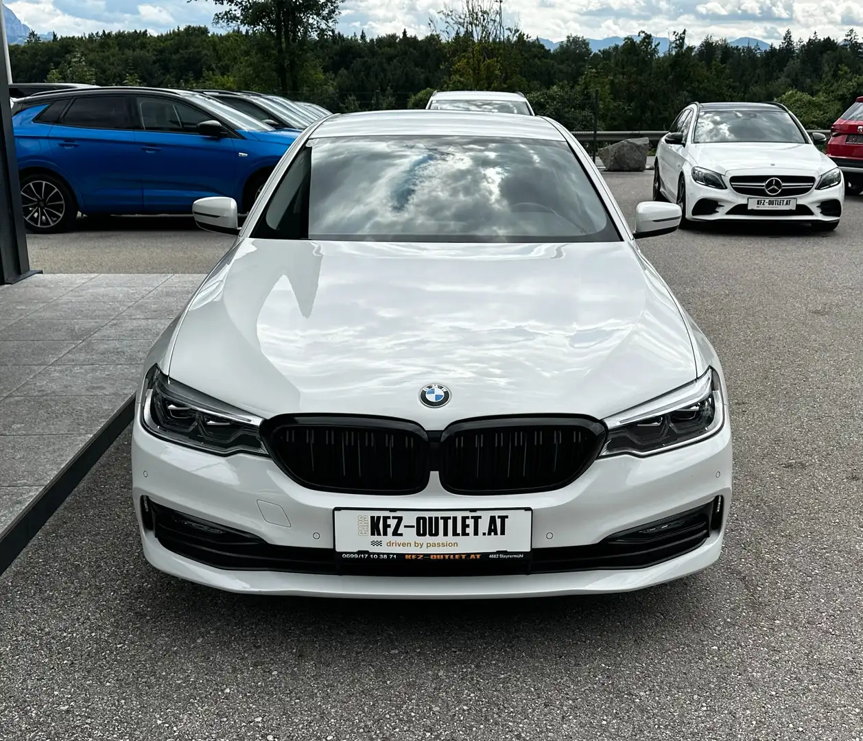 BMW 530 e Sport Line *Leder*SHZ*TWinkel*20Zoll* Blanco - 2